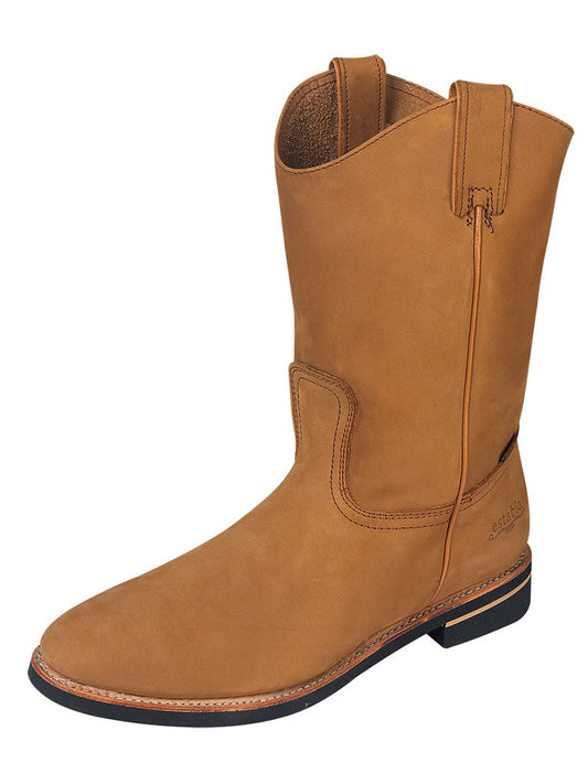 Establo Men's Work Boot - Leather Nubuck - Cinnamon 303