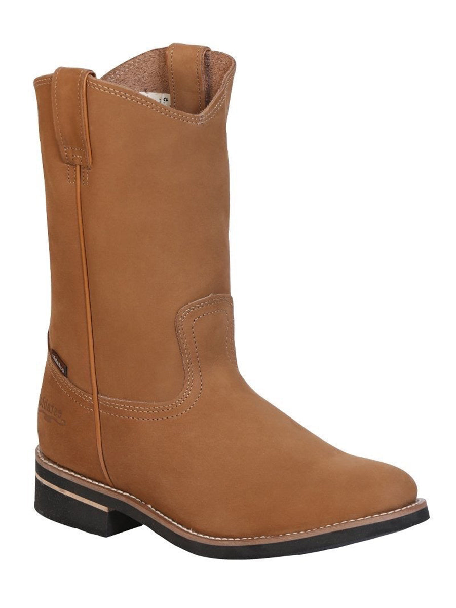 Establo Men's Work Boot - Leather Nubuck - Cinnamon 303