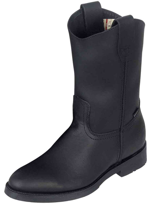 Establo Men's Work Boot - Leather Grasso - Black 311