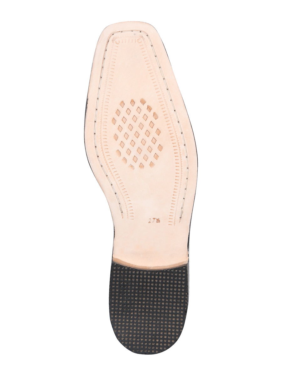 EL Besserro Dress Boot/Botin With Zipper - Black 10661