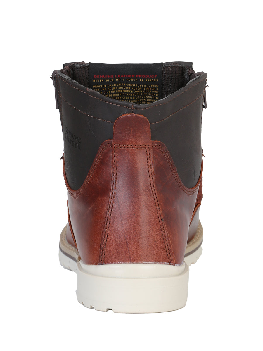 ProCliff Women's Ankle Work Boot w Zipper- Wine 35205