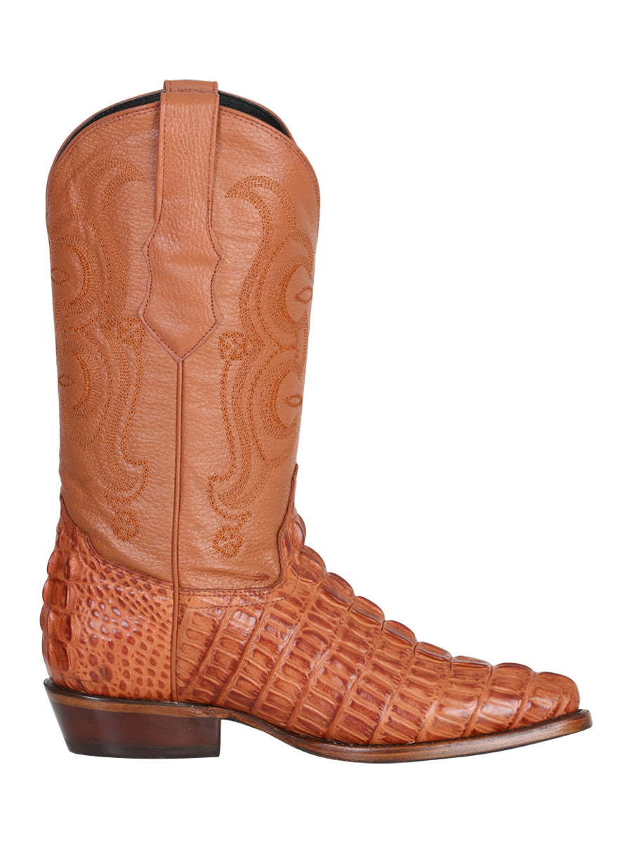 El Senor de los Cielos x El General Men's Cowboy Boot - Cognac Caiman Print 40841