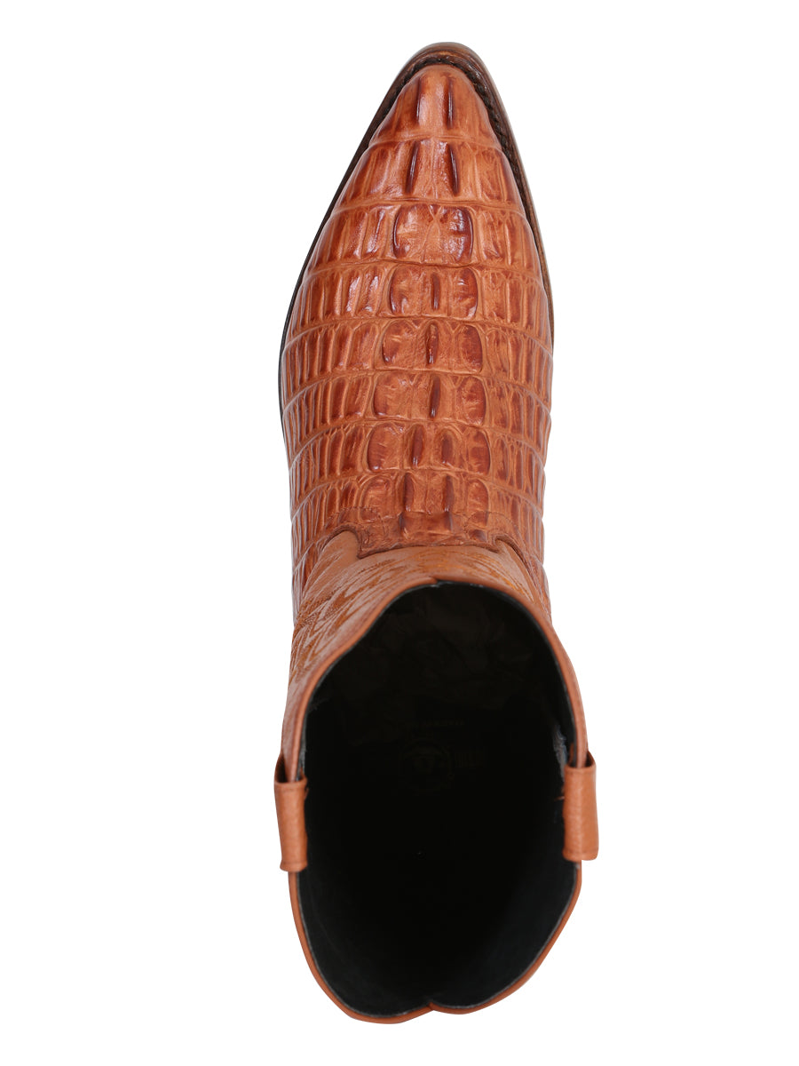 El Senor de los Cielos x El General Men's Cowboy Boot - Cognac Caiman Print 40841