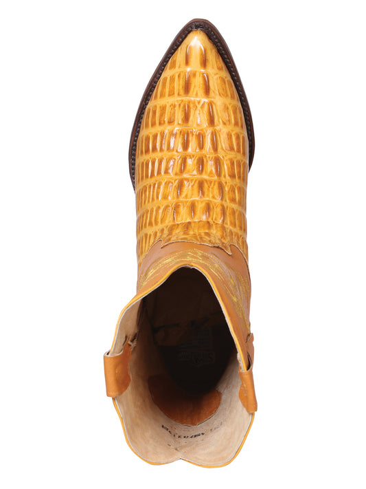 El Señor de los Cielos X El General Men’s Cowboy Boot - Butter Caiman Print 40843