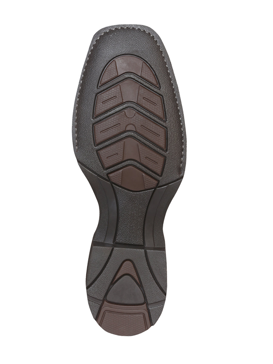 El General Men's Square Toe Cowboy Boot - Crazy Tan 43005
