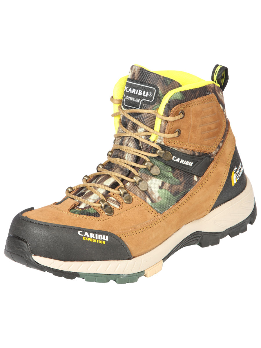 Caribu Men's Work Ankle Boot - Brown/Camo 44368