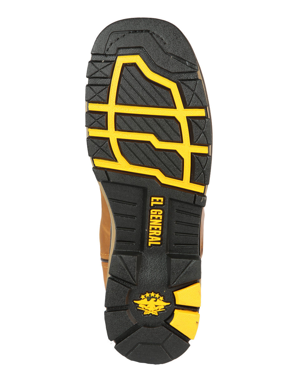 El General Men’s Square Toe Work Boot- Crazy Honey 44690