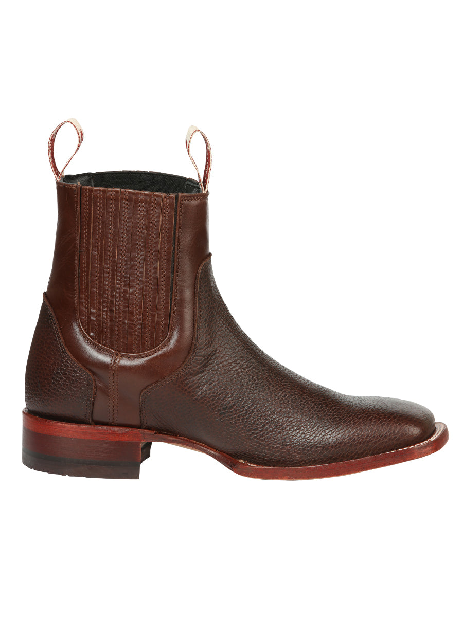 El Canelo Men’s Square Toe Ankle Boots - Caisson Choco 45210