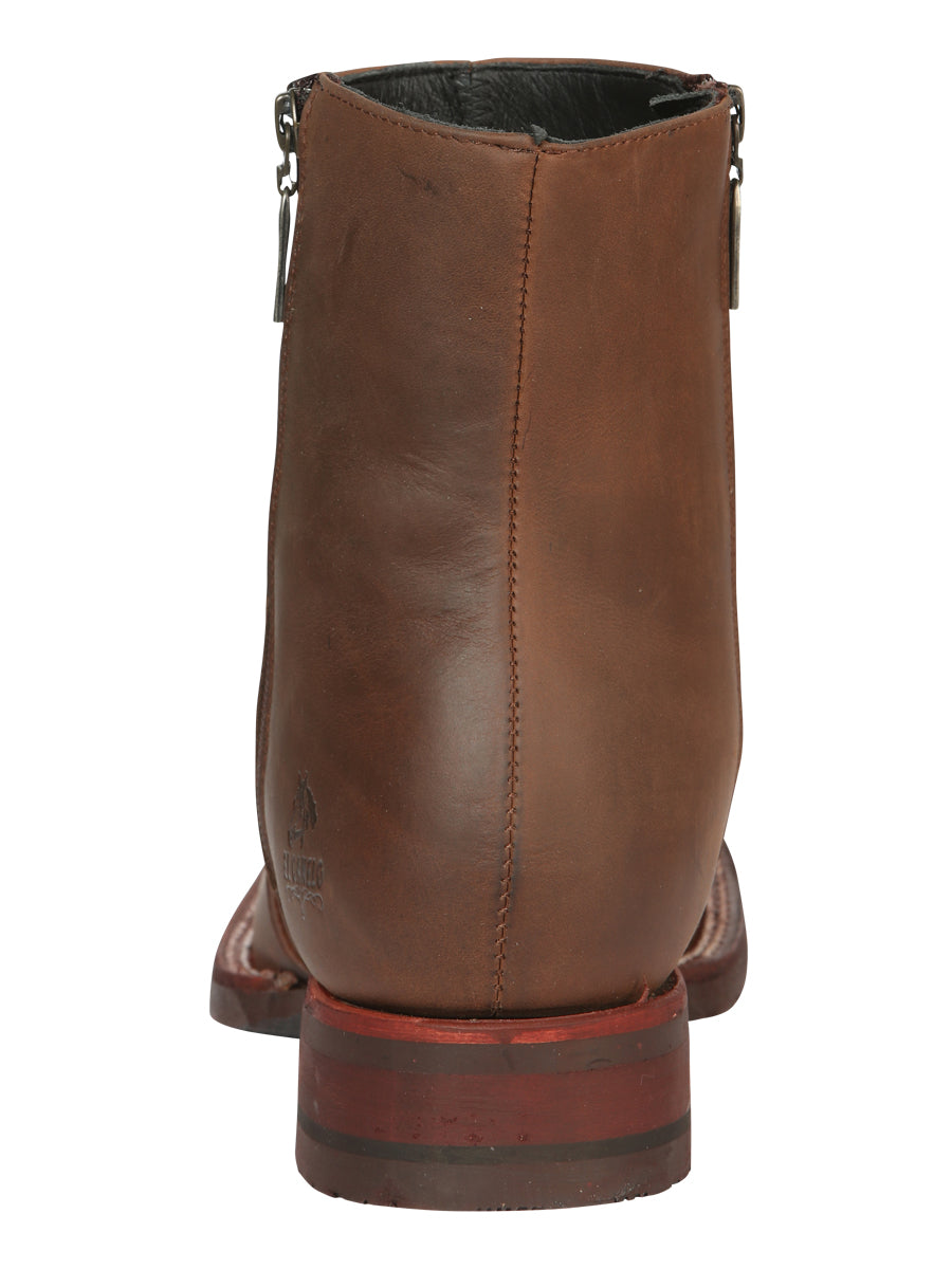 El Canelo Men’s Ankle Boots Botines - Crazy Leather Wood 45214