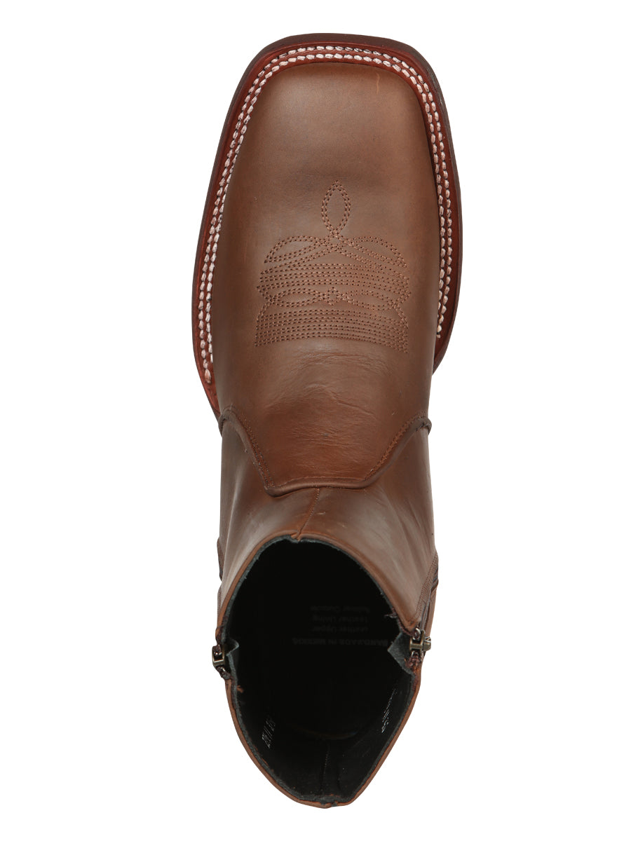 El Canelo Men’s Ankle Boots Botines - Crazy Leather Wood 45214