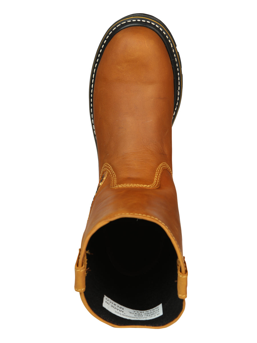 Buffalo & Bull Men’s Work Cowboy Boots - Crazy Miel 45258