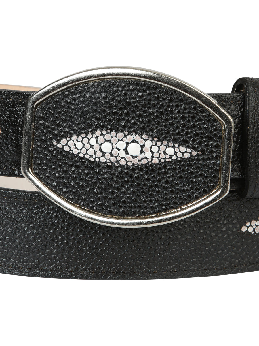 El General Men's Stingray Leather Cowboy Belt 45574