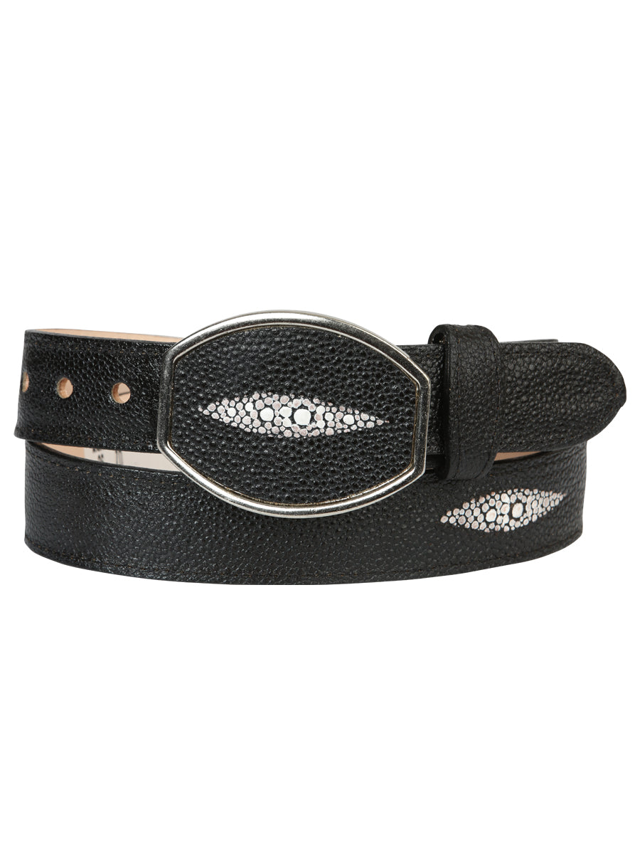 El General Men's Stingray Leather Cowboy Belt 45574