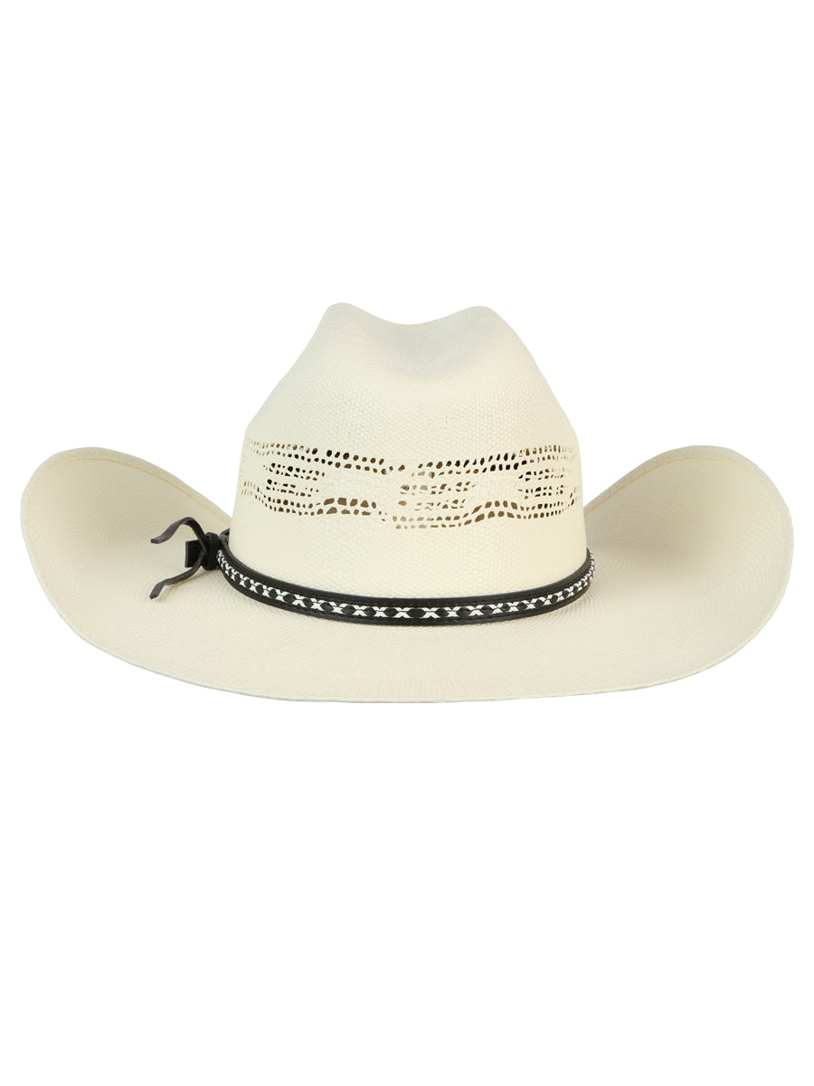 El General Men's 20X Palm Straw Western Cowboy Hat - Bangora Toro JB Brim 45763