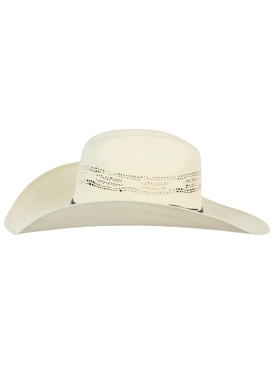 El General Men's 20X Palm Straw Western Cowboy Hat - Bangora Toro JB Brim 45763