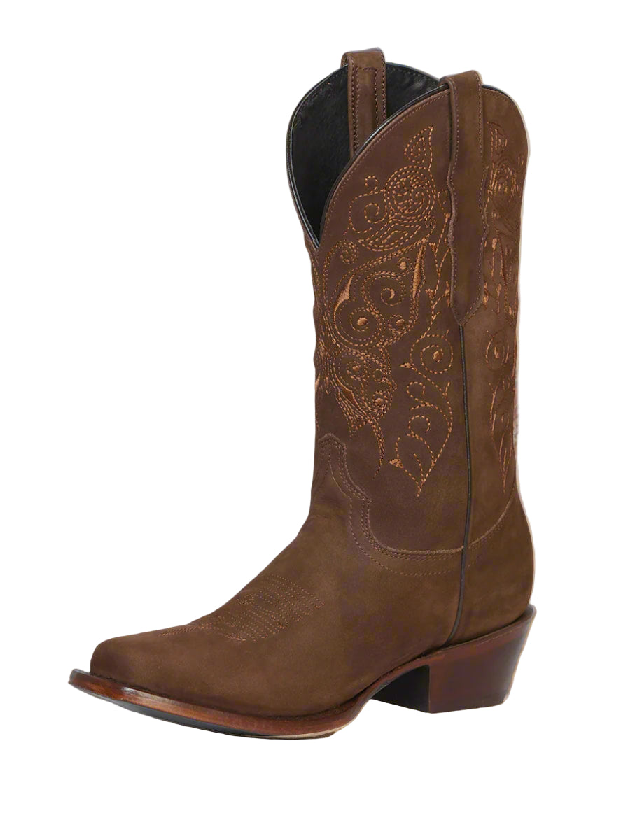 El General Women's Cowboy Rodeo Boot Limited Edition - Nobuck Camel 122488