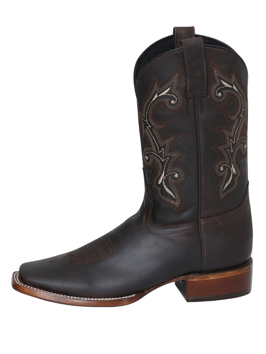 El Senor de los Cielos x El General Square Toe Cowboy Rodeo - 100% Leather - Crazy Choco 124067