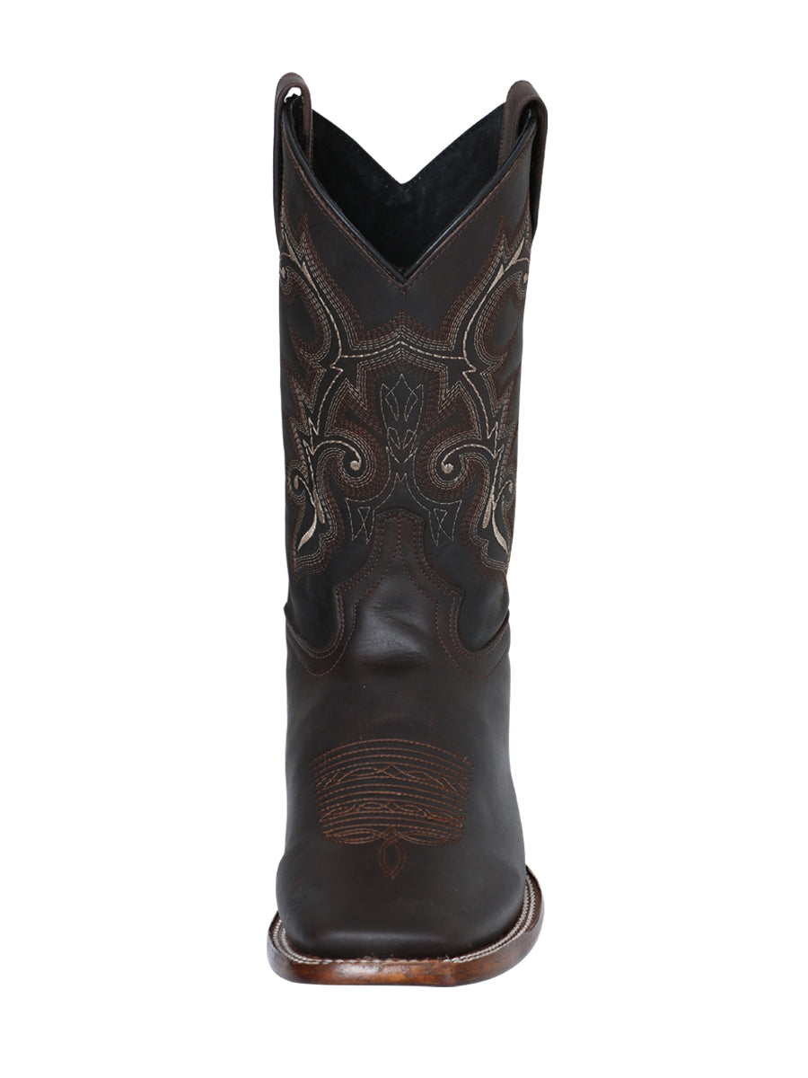 El Senor de los Cielos x El General Square Toe Cowboy Rodeo - 100% Leather - Crazy Choco 124067