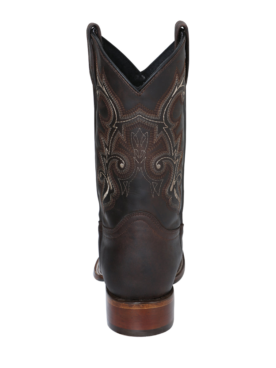 El Senor de los Cielos x El General Square Toe Cowboy Rodeo - 100% Leather - Crazy Choco 124067