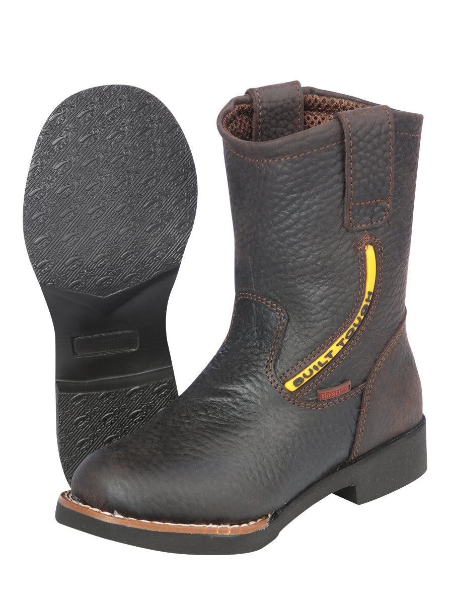 Jar Boots Kid's Cowboy Rodeo Boot: - Rino - Moka 126593