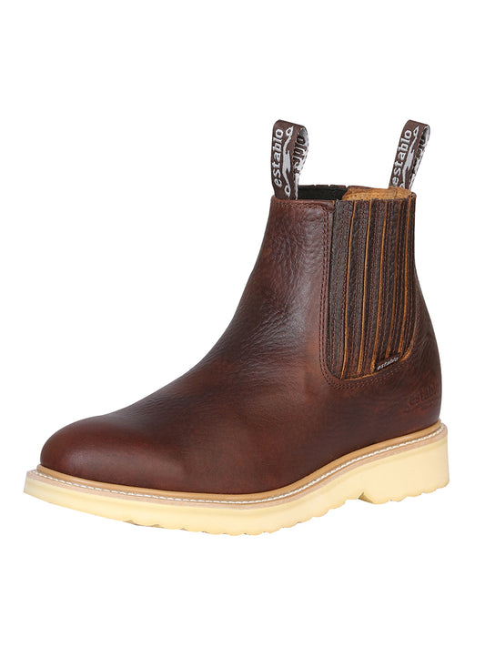 Establo Men’s Work Ankle Boot - Honey 22953