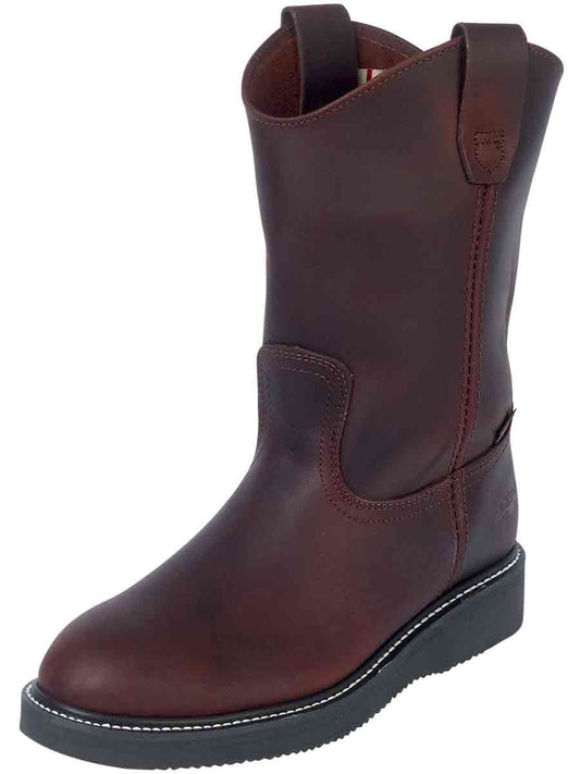 Establo Men’s Work Boot - Grasso Leather - Vino 24962