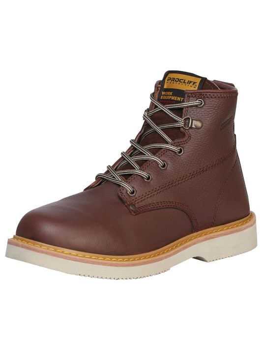 ProCliff Men's Work Ankle Boot with Laces - Walnut 35211