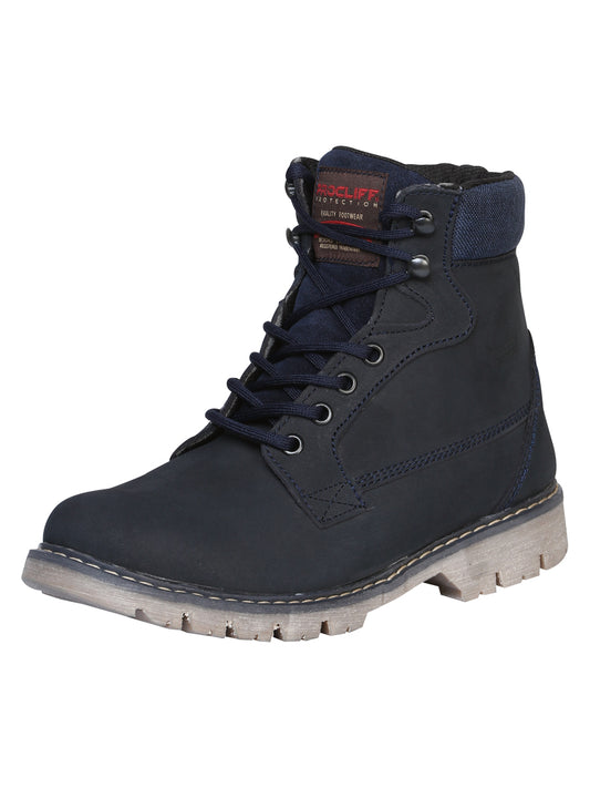 ProCliff Women's Work Ankle Boot with Laces - Blue 35226