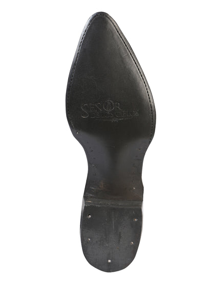 El Señor de los Cielos x El General Men’s Cowboy Boot - Butter Ostrich Print 40837