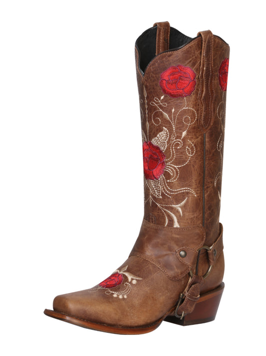 El General Women's Square Toe Cowboy Boot - Rustic Tang 41783