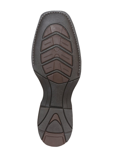 El General Men's Square Toe Cowboy Boot - Crazy Tan 43005