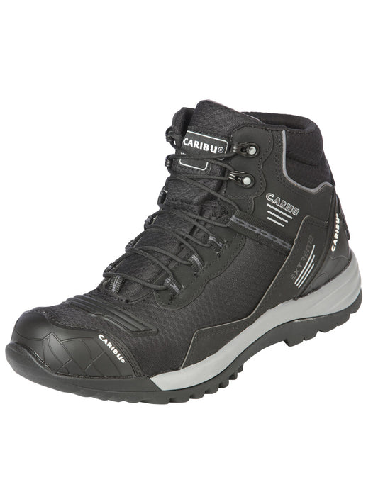 Caribu Men's Lace-Up Work Boot - Black/Grey 44363