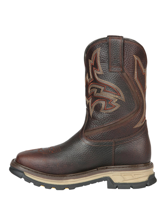 El General Men’s Square Toe Work Boot -  Bull Fight Brown 44692