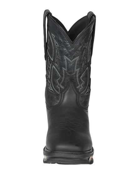 El General Men’s Square Toe Work Boot - Crazy Black 44694