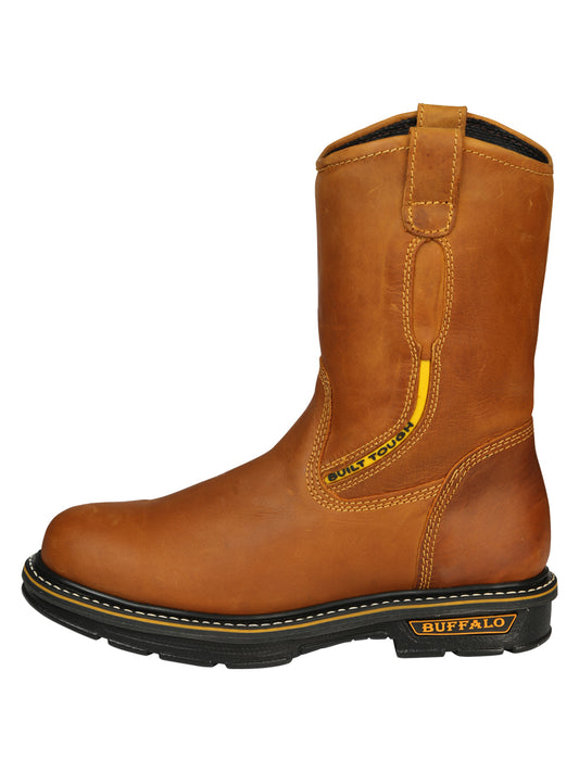 Buffalo & Bull Men’s Work Cowboy Boots  - Crazy Miel 45258