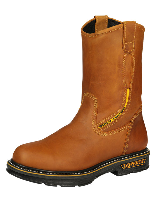 Buffalo & Bull Men’s Work Cowboy Boots  - Crazy Miel 45258