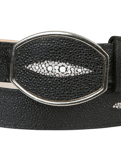 El General Men's Stingray Leather Cowboy Belt 45574