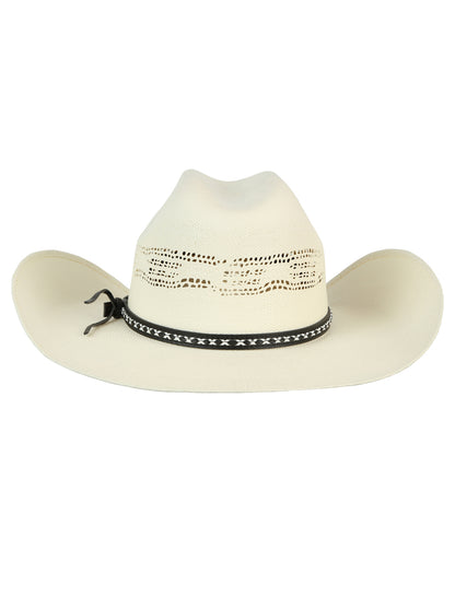 El General Men's 20X Palm Straw Western Cowboy Hat - Bangora Toro  JB Brim 45763