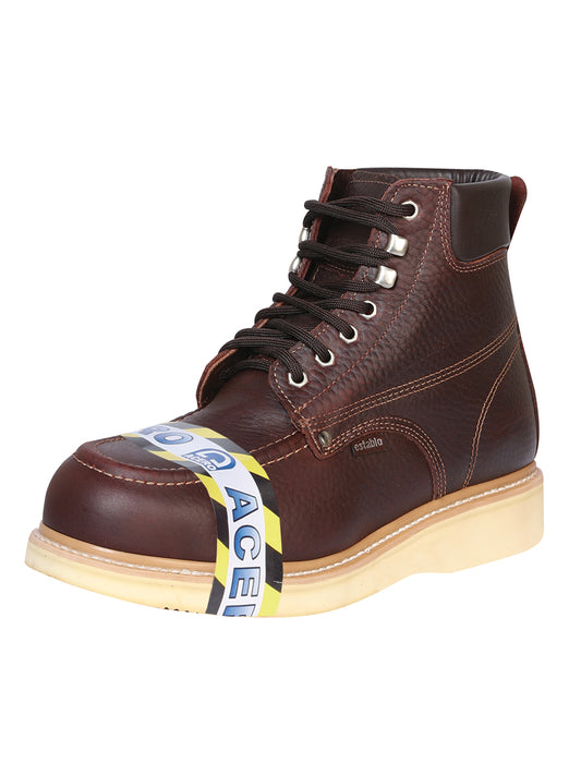 Establo Steel Toe Protection Lace-up Work Boots 91310