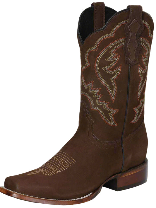 El Señor de los Cielos X El General Men’s Narrow Square Toe Cowboy Rodeo Boot - Cinnamon 124065
