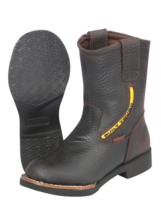 Jar Boots Kid's Cowboy Rodeo Boot: - Rino - Moka 126593