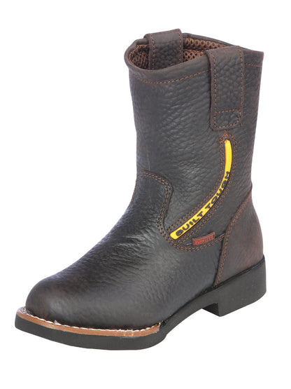 Jar Boots Kid's Cowboy Rodeo Boot: - Rino - Moka 126593